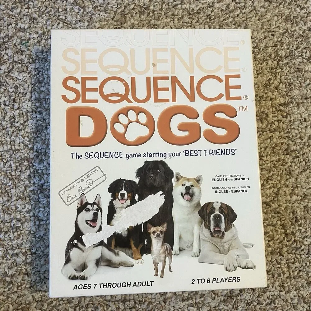 Sequence Dogs COMPLETE Jax 2013 Cards Board Game Family Kids Animals Pets Fun 7+
